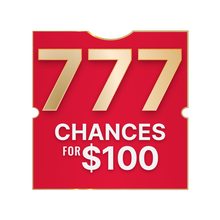 Charger l'image dans la galerie, 777 chances for $100
